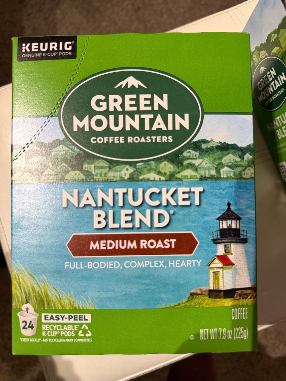 Green Mountain Nantucket Blend Medium Roast Coffee K-Cup Pods - Blue & Green